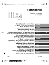 Panasonic SC-BTT880 El manual del propietario