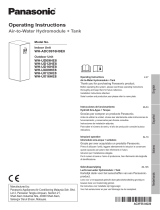 Panasonic WHUX12HE8 Instrucciones de operación