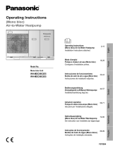 Panasonic WHMDC09G3E5 El manual del propietario