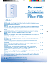 Panasonic WHUD07CE5 Instrucciones de operación