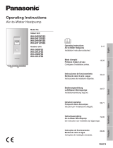 Panasonic WHUH09FE8 Instrucciones de operación