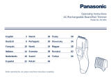Panasonic ER2061 Instrucciones de operación