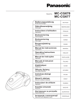 Panasonic MC-CG677 Instrucciones de operación