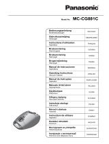 Panasonic MCCG881 Instrucciones de operación
