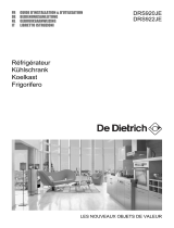 De Dietrich DRS922JE Manual de usuario