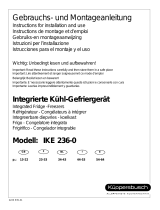 K&#252;ppersbusch IKE236-0 Manual de usuario