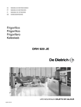 De Dietrich DRH920JE Manual de usuario