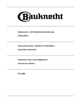 Bauknecht CK2380WS Manual de usuario