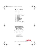 Aeg-Electrolux M3000 Manual de usuario
