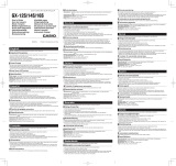 Casio GX-14S Manual de usuario