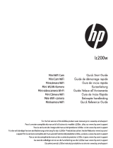 HP LC Series User lc200w Black Wireless Mini Camcorder Guía de inicio rápido