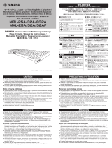 Yamaha MBL-25A El manual del propietario