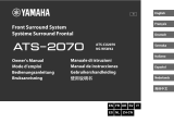 Yamaha ATS-2070 El manual del propietario