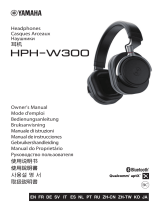 Yamaha HPH-W300 El manual del propietario