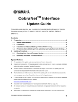 Yamaha CobraNet(CM-1) Guía del usuario
