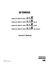 Yamaha ML8 Manual de usuario