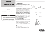 Yamaha HS650 El manual del propietario