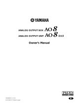 Yamaha AO8-DA8 Manual de usuario