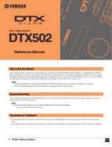 Yamaha DTX Drums DTX502 Manual de usuario