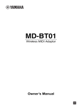 Yamaha MD-BT01 Manual de usuario