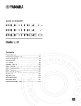 Yamaha MONTAGE6 Ficha de datos