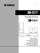 Yamaha AV-S77 El manual del propietario
