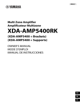 Yamaha XDA-AMP5400RKBL El manual del propietario