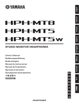 Yamaha HPH-MT5W El manual del propietario