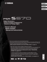 Yamaha PSR-S670 El manual del propietario
