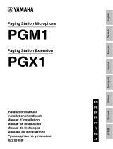 Yamaha PGX1 Manual de usuario