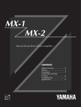 Yamaha MX-2 Manual de usuario