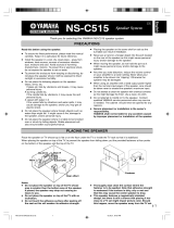 Yamaha NS-C515 El manual del propietario