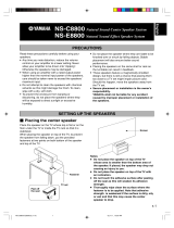 Yamaha NS-E8800 El manual del propietario