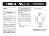 Yamaha NS-E60 Manual de usuario