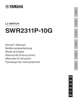 Yamaha SWR2311P-10G El manual del propietario