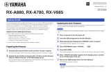 Yamaha RX-A780 Manual de usuario