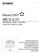 Yamaha MusicCAST MCX-C15 Manual de usuario