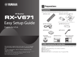 Yamaha RX-V671 Guía de instalación