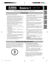 Yamaha Soavo-1 Manual de usuario