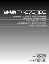 Yamaha TX-670RDS Manual de usuario