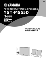 Yamaha YST-MS55D Manual de usuario