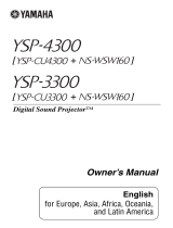 Yamaha YSP-3300 El manual del propietario