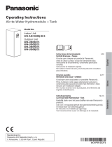 Panasonic WHADC0309J3E5 Instrucciones de operación