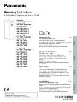 Panasonic WHADC0916H9E8 Instrucciones de operación