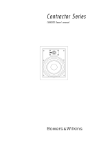 Bowers & Wilkins CWM200 Manual de usuario
