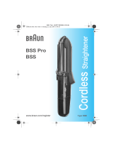 Braun BSS Pro,  BSS,  Cordless Straightener Manual de usuario