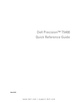 Dell Precision T5400 Manual de usuario