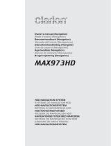 Clarion MAX973HD Manual de usuario