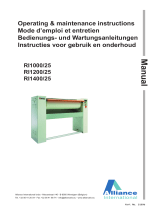 Alliance Laundry Systems RI1000/25 Manual de usuario