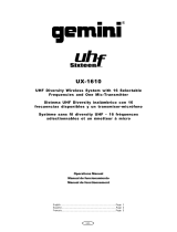 Gemini Wireless Office Headset UX-1610 Manual de usuario